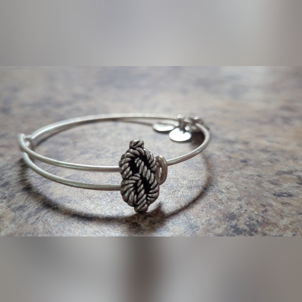 Alex & Ani Nautical Rope Bracelet in Silver